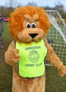 lion in costume cropped